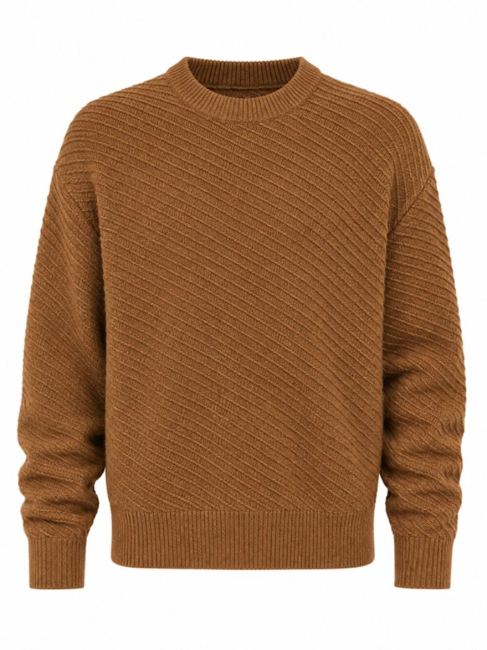 Mode of One Rust Vintage Long Sleeve Sweater - Size Medium